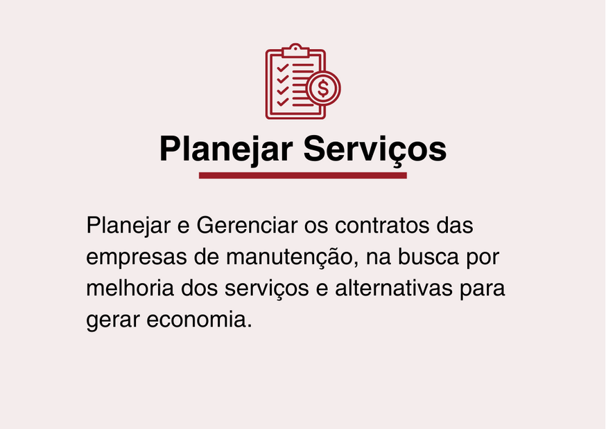 E - PLANEJAR SERVIÇOS